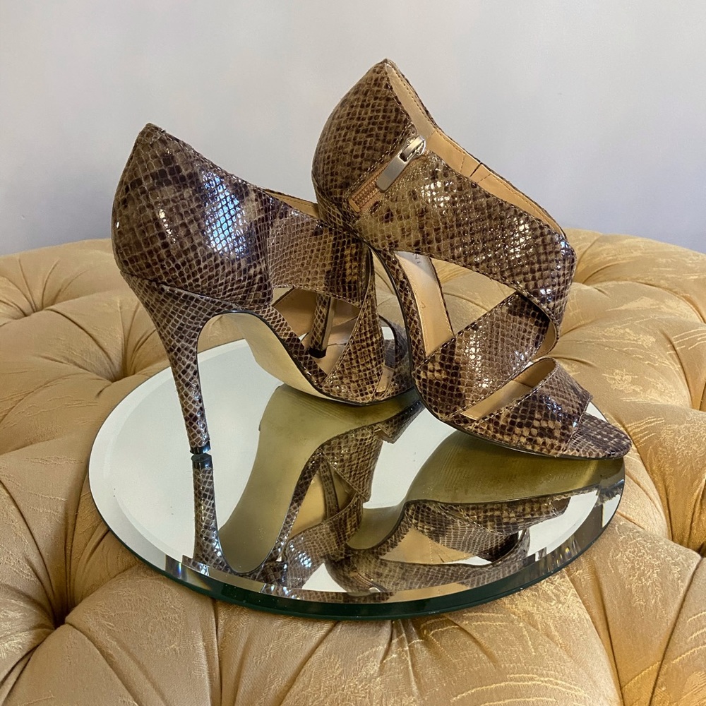 Enzo Angiolini Snakeskin Heels